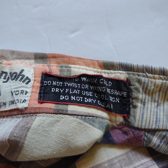 Vintage Gentleman John 60's Women's Shirt‎ Size XS/Sm Multicolored Plaid Checked - Picture 4 of 11